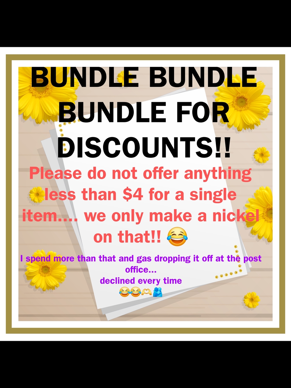 Bundle For Discounts!!